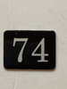 74th  Floor Mailbox Number Compliance Sign