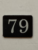 79th  Floor Mailbox Number Compliance Sign