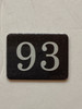 93rd  Floor Mailbox Number Compliance Sign