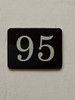95th  Floor Mailbox Number Compliance Sign