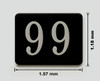 99th  Floor Mailbox Number Signage