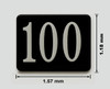 100th  Floor Mailbox Number Signage