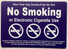 NYC NO SMOKING OR ELECTRONIC CIGARETTES IN COMMAND AREA OF THIS BUILDING  Building Sign NYC NO SMOKING OR ELECTRONIC CIGARETTES IN COMMAND AREA OF THIS BUILDING  Building Sign