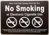 NYC NO SMOKING OR ELECTRONIC CIGARETTES NYC NO SMOKING OR ELECTRONIC CIGARETTES