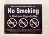 NYC NO SMOKING OR ELECTRONIC CIGARETTES  Dob Sign