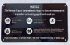 NYC NOTICE ANTI DISCRIMINATE AGAINST RESIDENT OR HOUSING APPPLICANT Safety Sign