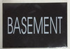 BASEMENT SIGN (BLACK)