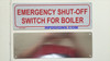 DOB EMERGENCY SHUT-OFF SWITCH FOR BOILER