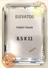 SIGNAGE Elevator Permit FRAME (Lockable !!!, Silver, Heavy Duty, Aluminum) SIGNAGE Elevator Permit FRAME (Lockable !!!, Silver, Heavy Duty, Aluminum)