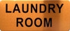 Sign LAUNDRY ROOM  (Gold color, aluminium)- The Gold Mountain Line Sign LAUNDRY ROOM  (Gold color, aluminium)- The Gold Mountain Line