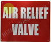 AIR Relief Valve   Sign
