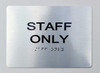 HOTEL DIRECTIONAL SIGN STAFF ONLY