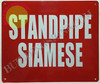 Standpipe Siamese Sign Standpipe Siamese Sign