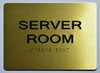 ADA SERVER ROOM TACTILE SIGN