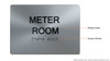 HOTEL ADA METER ROOM SIGN