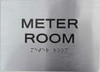 HOTEL DIRECTIONAL SIGN METER ROOM