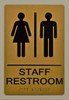 HOTEL DIRECTIONAL SIGN STAFF RESTROOM