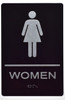 ADA WOMEN RESTROOM SIGN