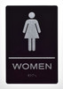HOTEL ADA WOMEN RESTROOM SIGN