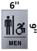 BRAILLE MEN ACCESSIBLE RESTROOM TACTILE SIGN BRAILLE MEN ACCESSIBLE RESTROOM TACTILE SIGN