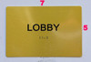BRAILLE LOBBY SIGN