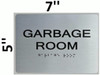HOTEL ADA GARBAGE ROOM SIGN