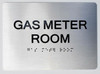 HOTEL GAS METER ROOM SIGN