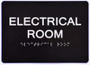 HOTEL DIRECTIONAL SIGN ELECTRICAL ROOM