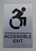 ADA ACCESSIBLE EXIT SIGN ADA ACCESSIBLE EXIT SIGN