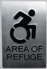 HOTEL ADA AREA OF REFUGE SIGN HOTEL ADA AREA OF REFUGE SIGN