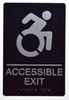 ADA ACCESSIBLE EXIT SIGN ADA ACCESSIBLE EXIT SIGN