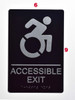 HOTEL ADA ACCESSIBLE EXIT SIGN HOTEL ADA ACCESSIBLE EXIT SIGN