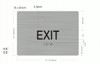 BRAILLE EXIT SIGN