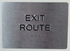 HOTEL ADA EXIT ROUTE SIGN