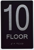 HOTEL 10TH FLOOR SIGN