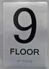 HOTEL DIRECTIONAL SIGN 9TH FLOOR