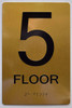 HOTEL DIRECTIONAL SIGN 5TH FLOOR