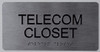 HOTEL ADA TELECOM CLOSET SIGN