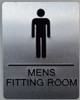 HOTEL DIRECTIONAL SIGN MEN'S FITTING ROOM