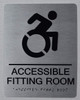 HOTEL ACCESSIBLE FITTING ROOM SIGN