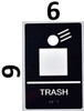 HOTEL TRASH SIGN