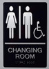 HOTEL ADA CHANGING ROOM ACCESSIBLE SIGN