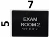 BRAILLE EXAM ROOM 2 SIGN BRAILLE EXAM ROOM 2 SIGN