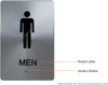 BRAILLE MEN'S RESTROOM SIGN BRAILLE MEN'S RESTROOM SIGN