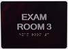 ADA EXAM ROOM 3 SIGN ADA EXAM ROOM 3 SIGN