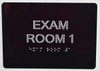 HOTEL DIRECTIONAL SIGN EXAM ROOM 1