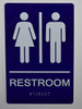 HOTEL DIRECTIONAL SIGN UNISEX RESTROOM