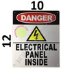 Danger- Electric Panel Inside Sign Danger- Electric Panel Inside Sign