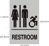 HOTEL ADA UNISEX RESTROOM - SIGN HOTEL ADA UNISEX RESTROOM - SIGN