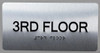 TACTILE HOTEL 3RD FLOOR SIGN